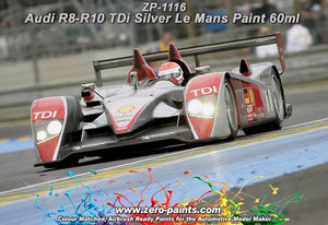 Peinture Zero Paints ZP-1116 Audi R8-R10 TDI Argent Le Mans 60 ml – immagine 2