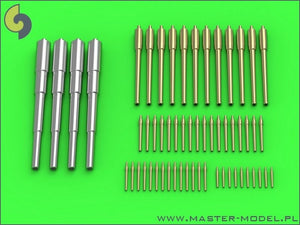 Master SM-350-086 Uzbrojenie rosyjskiego pancernika Tsesarevich (1904) - 305mm (4 szt.), 152mm (12 szt.), 75mm (18 szt.), 45mm (14 szt.), 37mm (10 szt.)