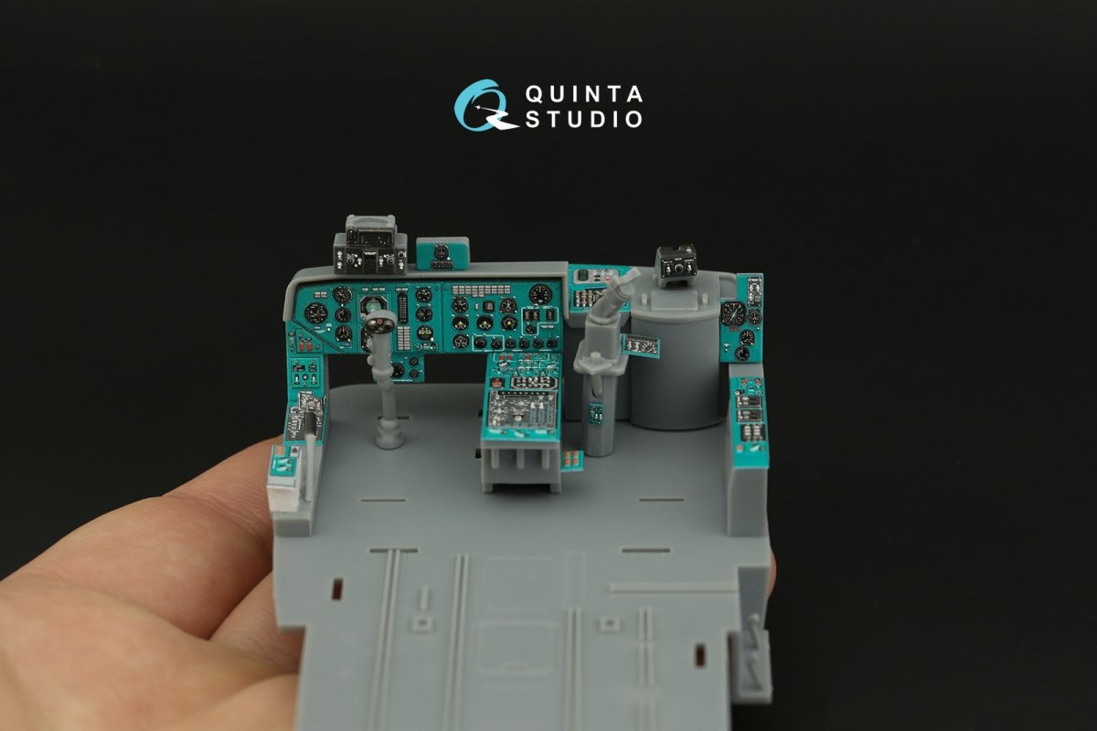 Intérieur imprimé en 3D et coloré sur papier décalcomanie Quinta Studio QDS-35077 Ka-29 (Trumpeter) (Petite version) 1/35 – image 7