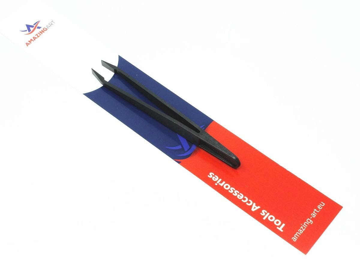 Pince à épiler de précision en plastique Amazing Art 19960, longueur 11 cm – image 2