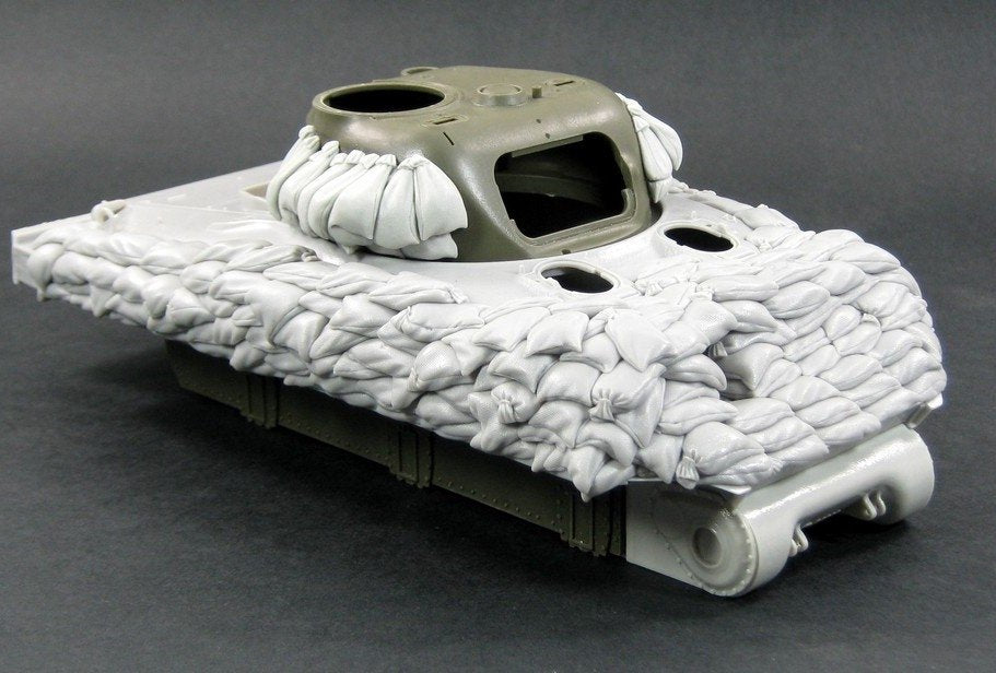 Panzer Art RE35-139 Blindage sable lourd pour char M4A1 (coque initiale) 1/35