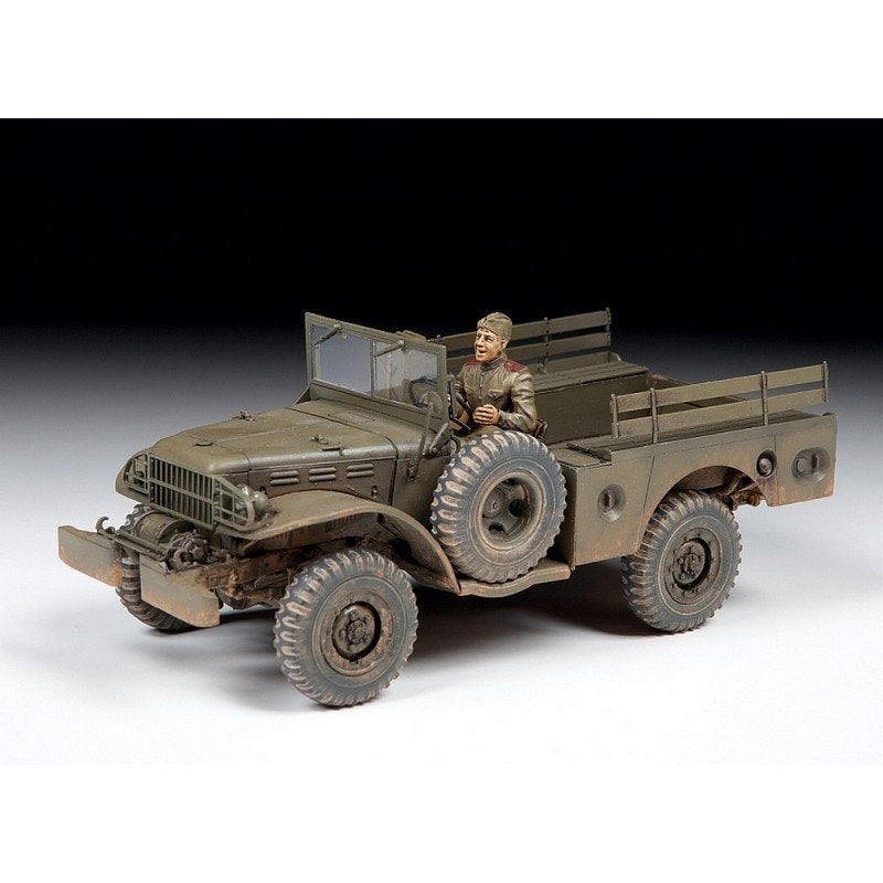 Zvezda 3664 Véhicule militaire polyvalent américain de la Seconde Guerre mondiale Dodge WC-52 3/4t 1/35 – Bild 4
