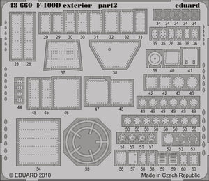 Eduard 48660 F-100D extérieur 1/48 Trumpeter – immagine 2