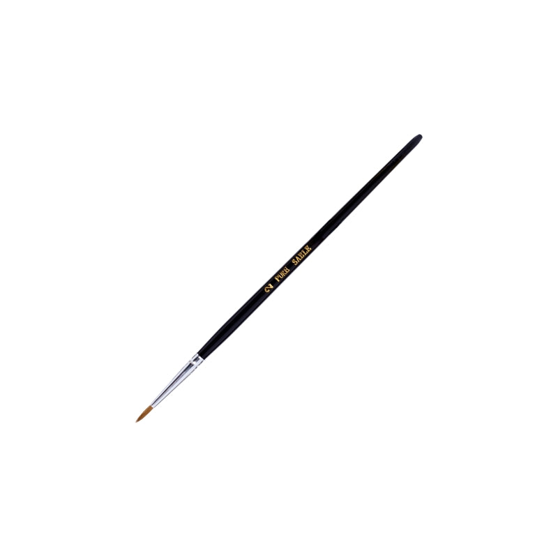 Pinceau en poils de martre pure de qualité supérieure Modelcraft PPB2200-2 (taille 2)