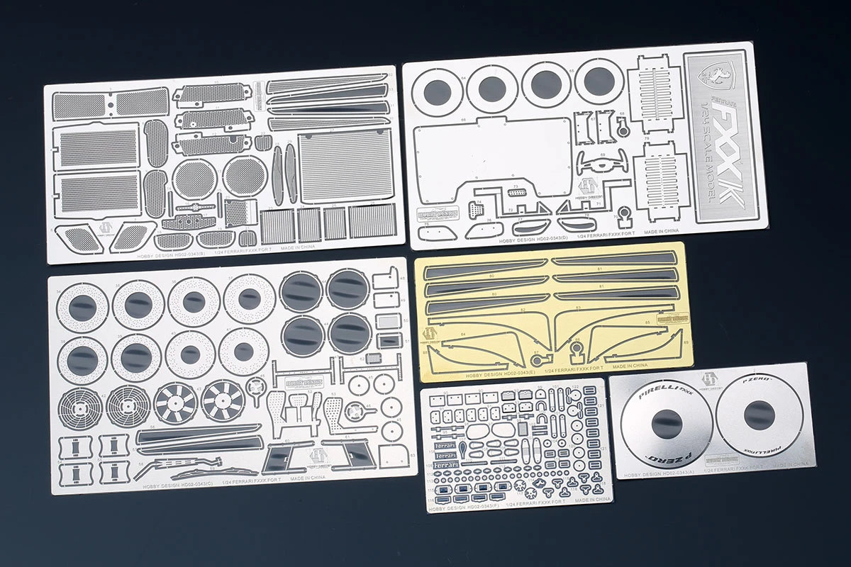 Hobby Design HD02-0343 Ferrari FXX K - Detail Up Set for Tamiya 24343 1/24 – zdjęcie 2