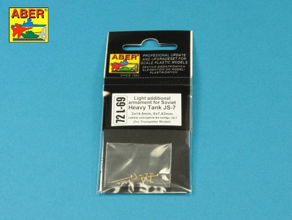 Aber 72L-69 Light additional armament for Soviet tank JS-7 1/72 – zdjęcie 9