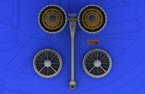 Eduard 632008 F-4 exhaust nozzles USAF early 1/32 (Tamiya) – zdjęcie 4