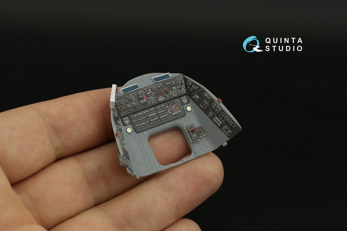 Intérieur imprimé en 3D et coloré sur papier décalcomanie Quinta Studio QD48383 Mi-17 (Trumpeter) 1/48 – Bild 11