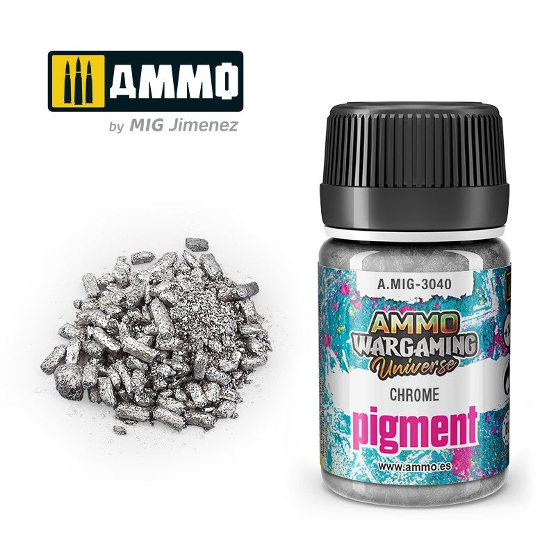 AMMO par Mig Jimenez 3040 Pigment Chrome 35ml