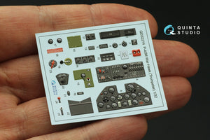 Intérieur coloré imprimé en 3D sur papier décalcomanie Quinta Studio QD32214 P-40M WarHawk (Trumpeter) 1/32 – image 5