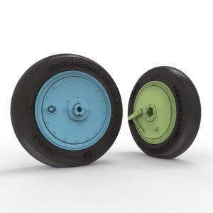 Roues Quinta Studio QT48036 I-16 (modèle récent) avec moyeux séparés et pneus lestés (tous les kits) 1/48 – immagine 3
