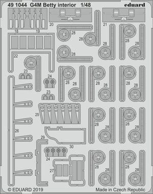 Intérieur Eduard 491044 G4M Betty 1/48 TAMIYA – imagen 2