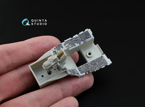 Intérieur imprimé en 3D et coloré sur papier décalcomanie Quinta Studio QDS-32003 F-16C (Tamiya) (petite version) 1/32 – image 5