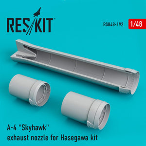 RESKIT RSU48-0192 A-4 « SKYHAWK » TUYAU D&amp;#39;ÉCHAPPEMENT POUR MAQUETTE HASEGAWA 1/48