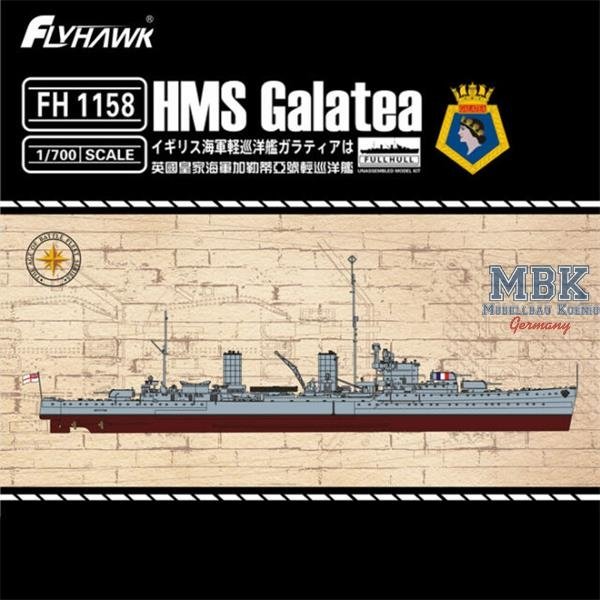 Maquette FlyHawk FH1158 Croiseur léger HMS Galatea 1/700