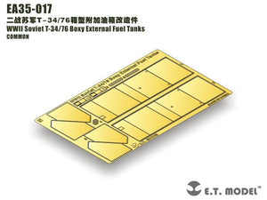 ET Model EA35-017 Réservoirs de carburant externes cubiques pour char soviétique T-34/76 de la Seconde Guerre mondiale, échelle 1/35 – Bild 3