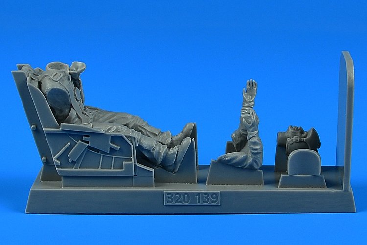 Aerobonus 320139 Figurine de pilote de chasse de l'USAF avec siège éjectable pour F-86 Sabre (Hasegawa/Italeri, échelle 1/32) 