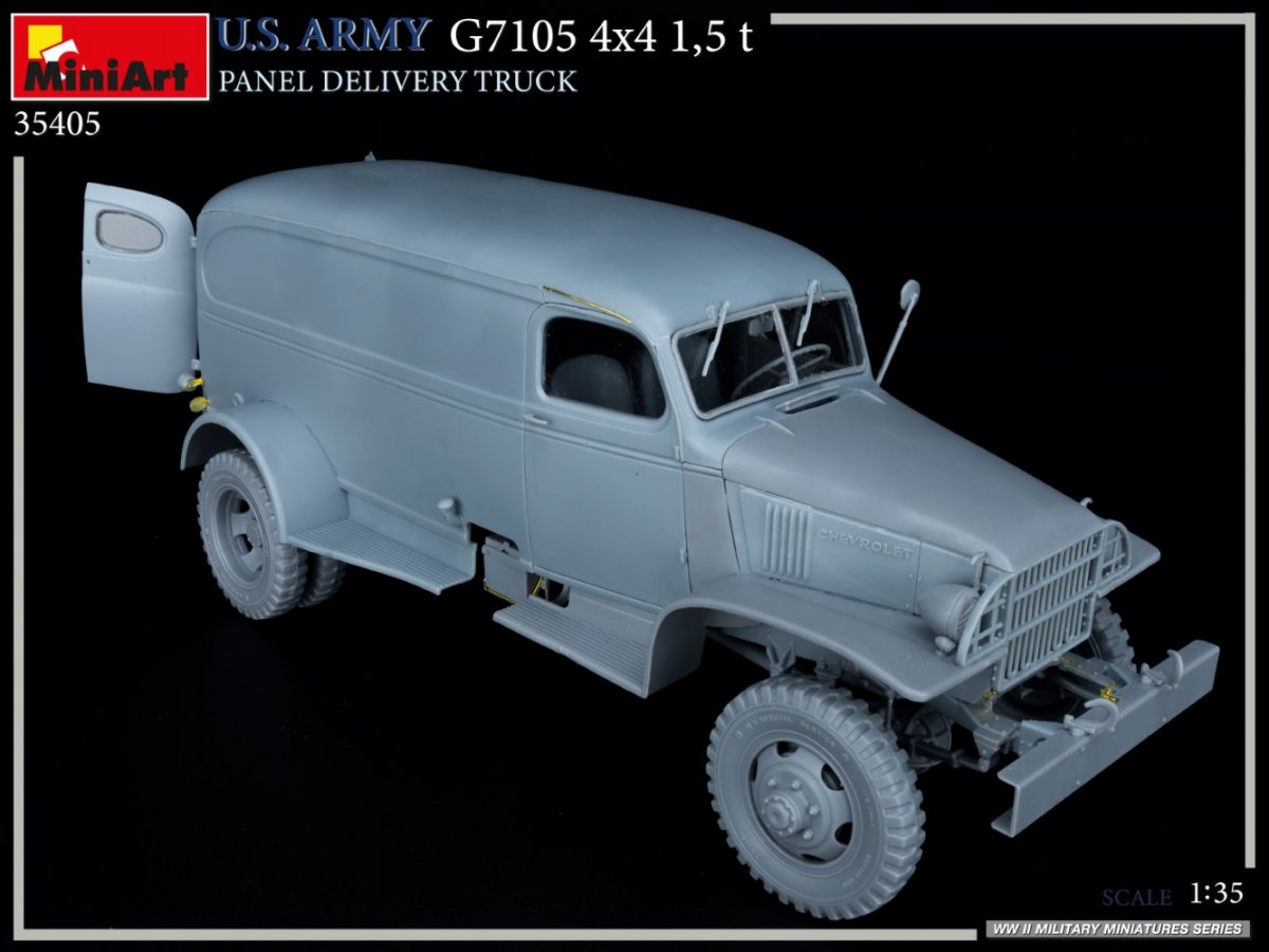 MiniArt 35405 Armée américaine G7105 Camion de livraison de panneaux 4x4 1,5 t 1/35 – image 9