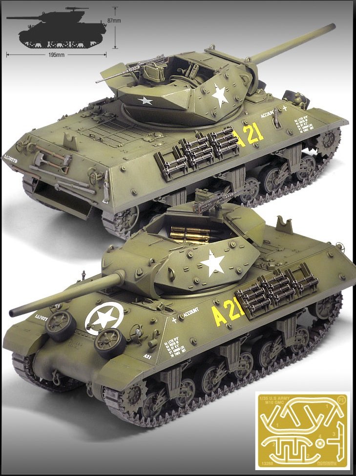 Academy 13288 U.S.ARMY M10 GM 1/35 – zdjęcie 4