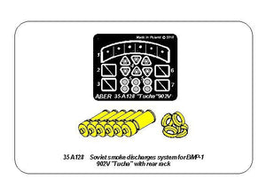 Système de décharges fumigènes soviétiques Aber 35A128 pour BMP-1 902V « Tucha » avec rack (1/35) – image 11