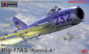 Kovozavody Prostejov KPM4825 MiG-17AS &amp;quot;Fresco-A&amp;quot; 1/48