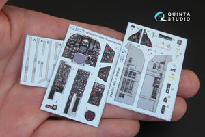 Intérieur imprimé en 3D et coloré sur papier décalcomanie Quinta Studio QD32051 F-105D (pour maquette Trumpeter) 1/32 – image 2