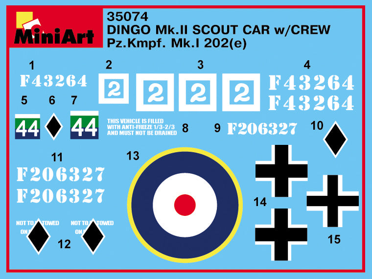 MiniArt 35074 DINGO Mk.II VOITURE DE RECONNAISSANCE avec ÉQUIPAGE (1/35) – Bild 19