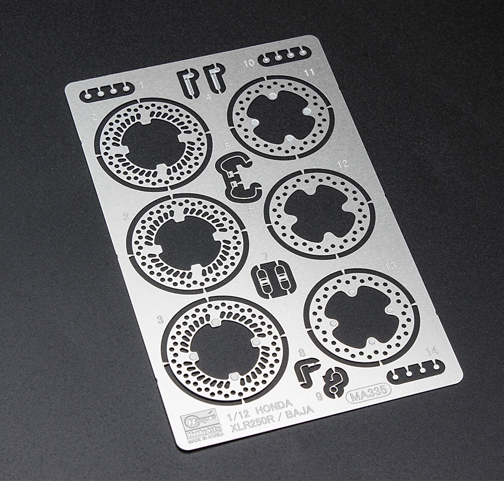 Pièces photogravées Hasegawa 21767 pour Honda XLR 250R / XLR Baja 1/12 – image 2