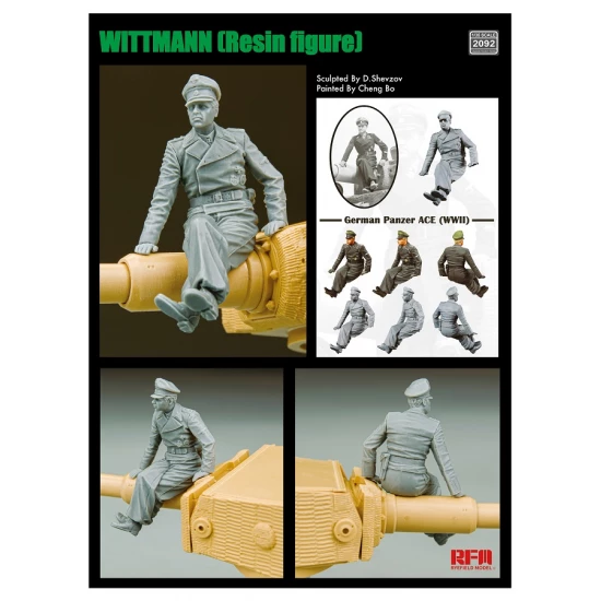 Maquette de champ de seigle 2092 Wittmann (figurine en résine) 1/35