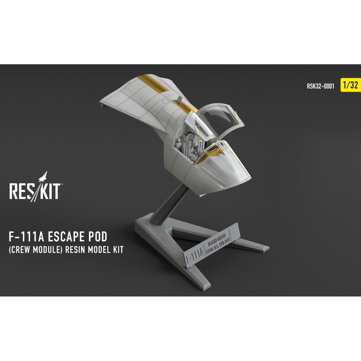 RESKIT RSK32-0001 F-111A Escape Pod (Crew Module) resin model kit 1/32