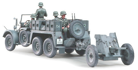 Tamiya 35259 Krupp Protze 1 tonne (6x4) Kfz.69 camion de remorquage avec paquet de 3,7 cm (1/35) – image 2
