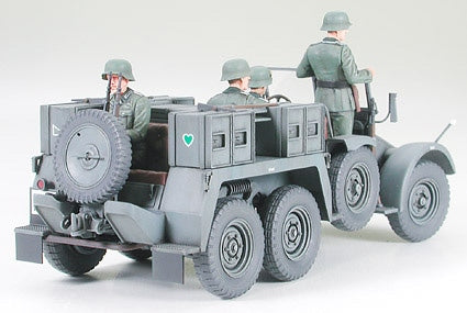 Tamiya 35259 Krupp Protze 1 tonne (6x4) Kfz.69 camion de remorquage avec paquet de 3,7 cm (1/35) – image 3