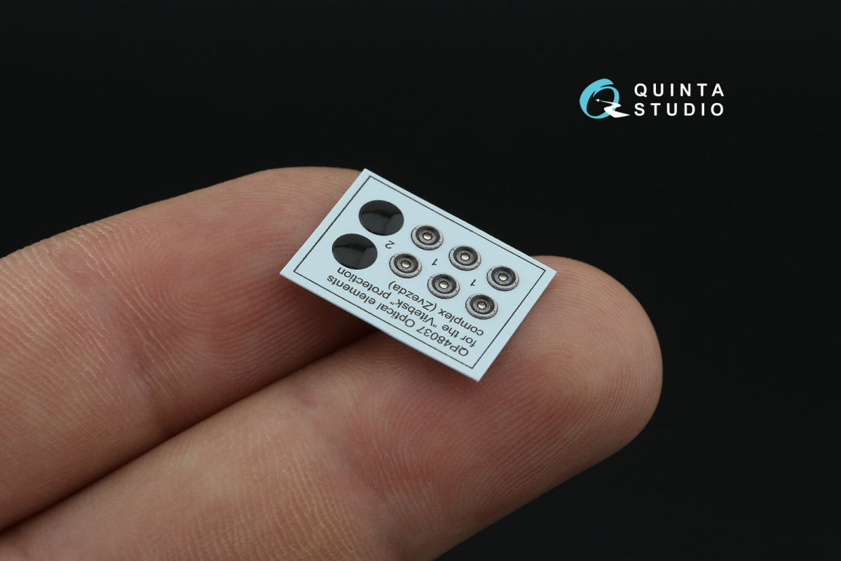 Quinta Studio QP48037 Ka-52 Optical elements for the Vitebsk protection complex (Zvezda) 1/48 – zdjęcie 2