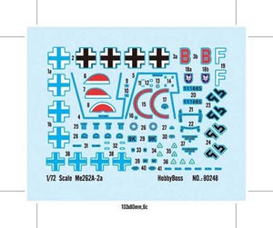Hobby Boss 80248 Me262 A-2a Bombardier (1/72) – imagen 3