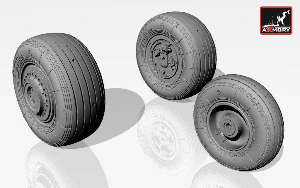 Roues Frogfoot Sukhoj Su-25 Armory Models AW32003 1/32 – immagine 3