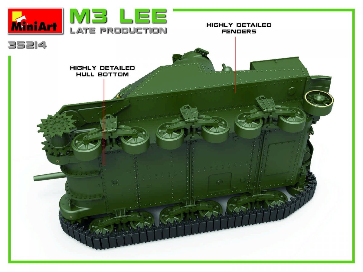 MiniArt 35214 M3 LEE TARD PROD 1/35 – image 3