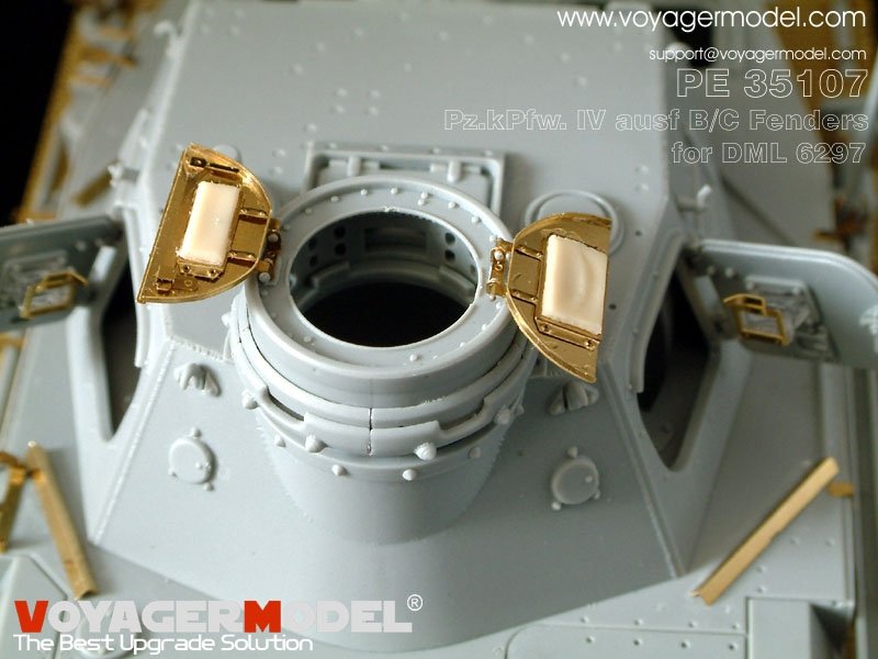 Modèle Voyager PE35107 Pz.kPfw. IV Ausf B/C (Pour DRAGON 6297) 1/35 – image 4