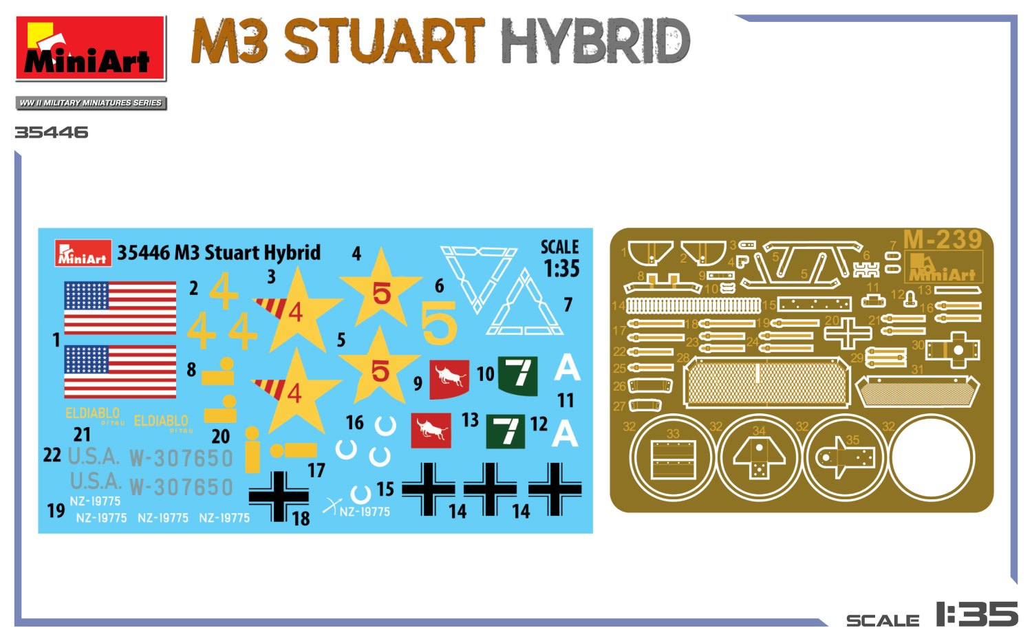 MiniArt 35446 M3 Stuart hybride 1/35 – image 2