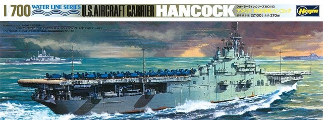 Hasegawa WL708 Porte-avions USS Hancock (1/700)