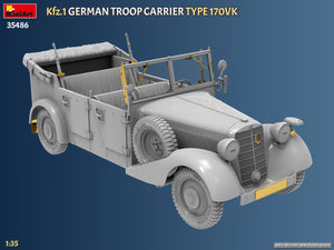 MiniArt 35486 Kfz.1 Transport de troupes allemand Type 170VK 1/35 – imagen 5