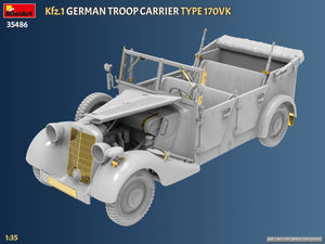 MiniArt 35486 Kfz.1 Transport de troupes allemand Type 170VK 1/35 – imagen 6