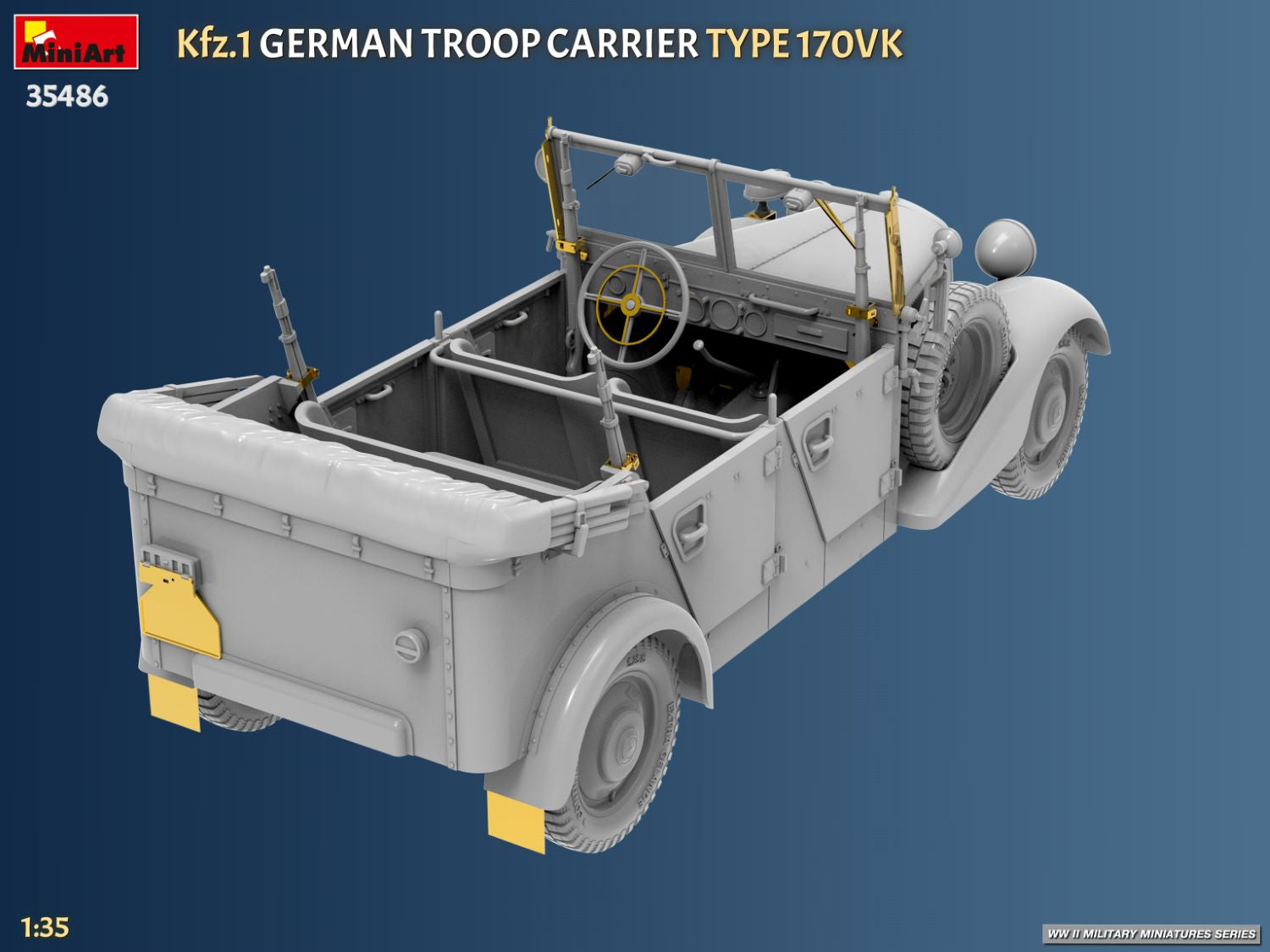 MiniArt 35486 Kfz.1 Transport de troupes allemand Type 170VK 1/35 – imagen 8