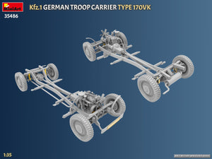 MiniArt 35486 Kfz.1 Transport de troupes allemand Type 170VK 1/35 – imagen 11