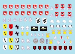 Star Decals 35-C1362 StuG-Abt 4 Insignes et marquages ​​d&amp;#39;unité génériques pour les unités Sturmgeschütz 1/35 – imagen 2