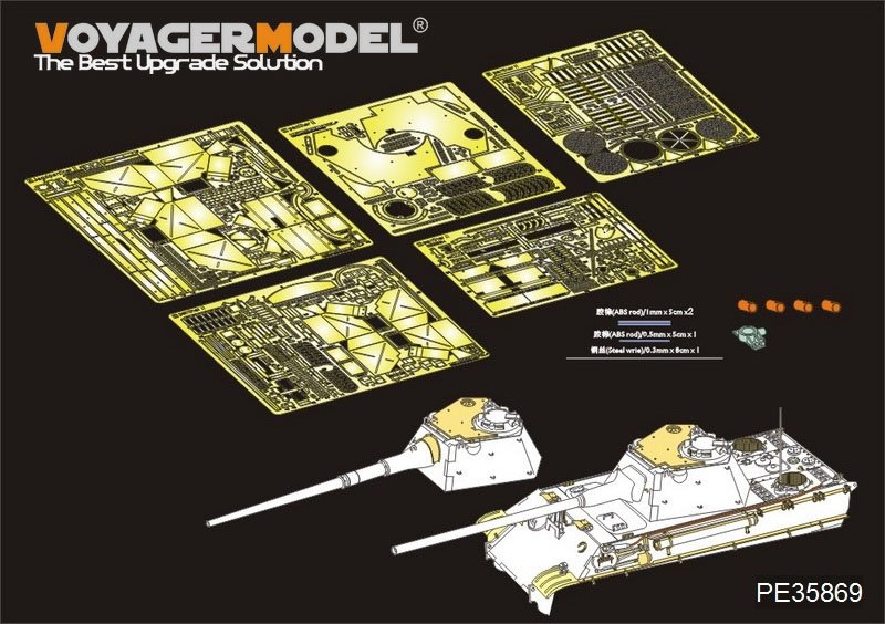 Maquette Voyager PE35869, char Panther II allemand de la Seconde Guerre mondiale (modèle de base) pour AMUSING HOBBY, échelle 1/35