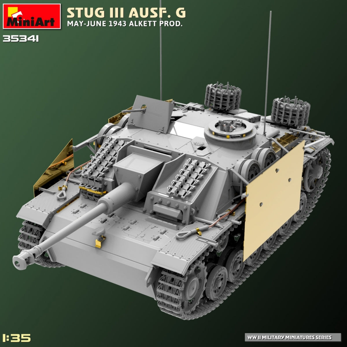 MiniArt 35341 STUG III AUSF. G MAI-JUIN 1943 ALKETT PROD. 1/35 – immagine 8