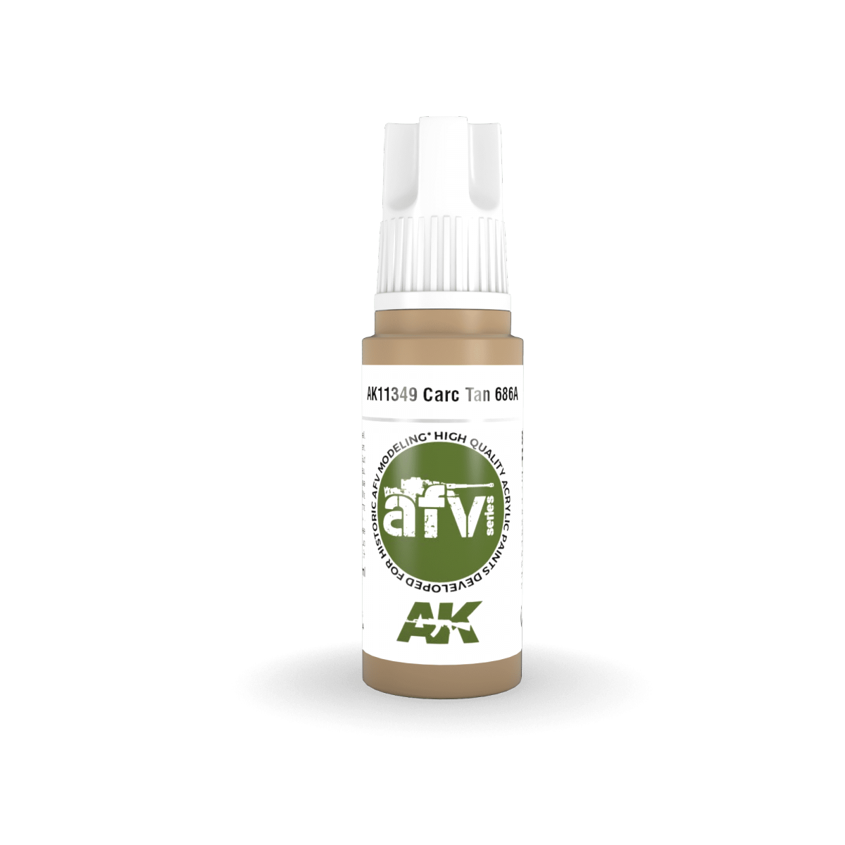 AK Interactive AK11349 CARC Tan 686A (FS33446) 17ml – immagine 2