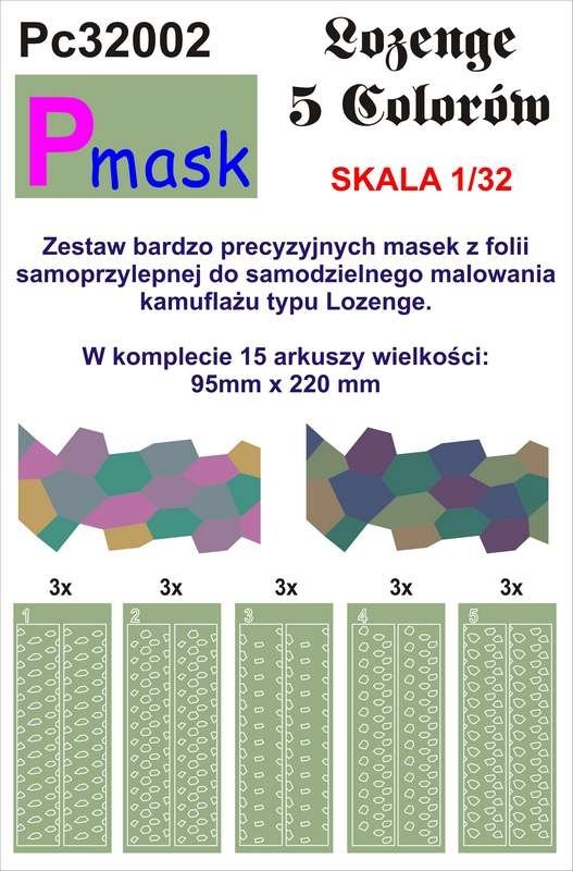 P-Mask PC32002 PASTÉRIEUR 5 COULEURS (1/32)