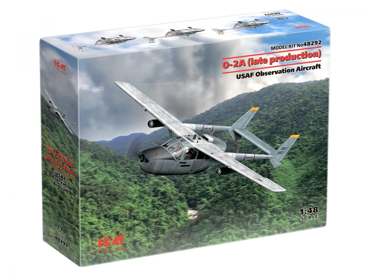 ICM 48292 O-2A (production tardive) Avion d&amp;#39;observation de l&amp;#39;USAF 1/48 – image 2