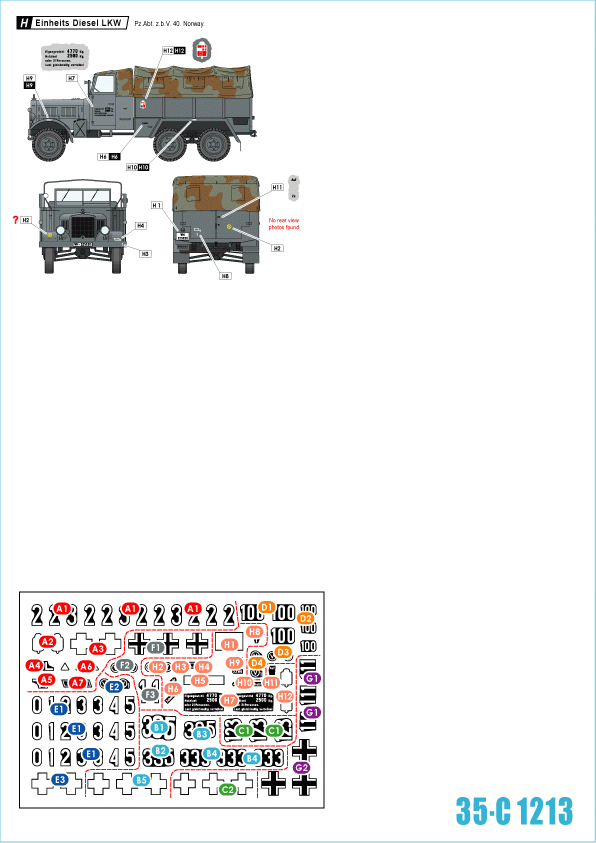 Star Decals 35-C1213 Chars allemands en Norvège et en Finlande #I 1/35 – imagen 2